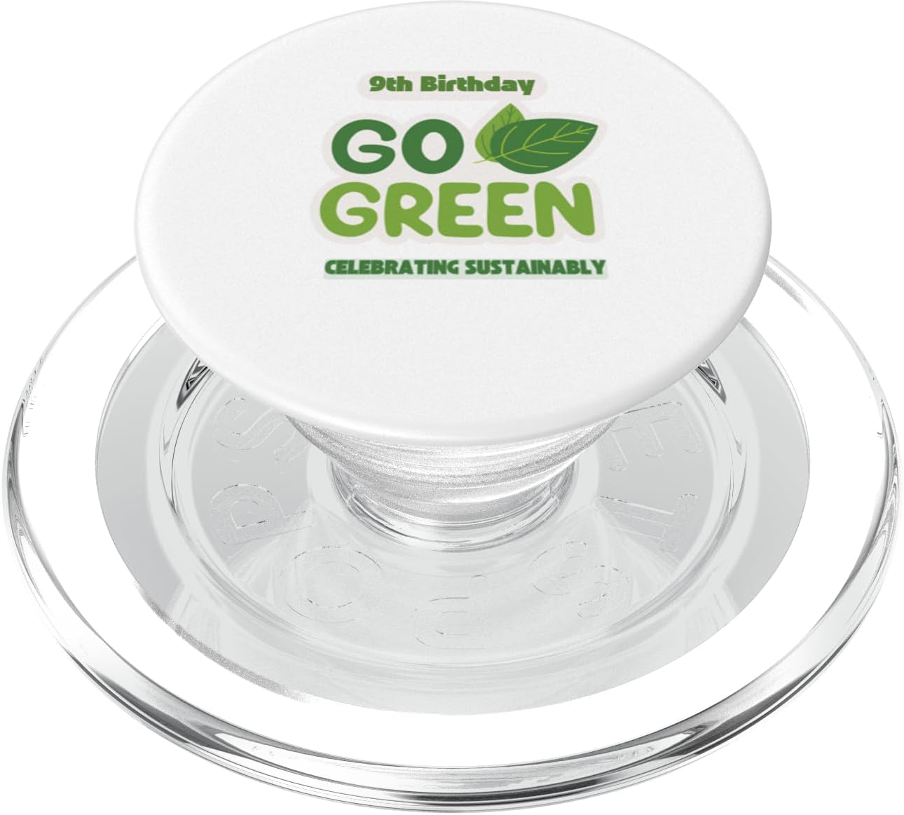 Go Green! Celebrate Sustainability - Kids Adults Birthday 9 PopSockets PopGrip for MagSafe