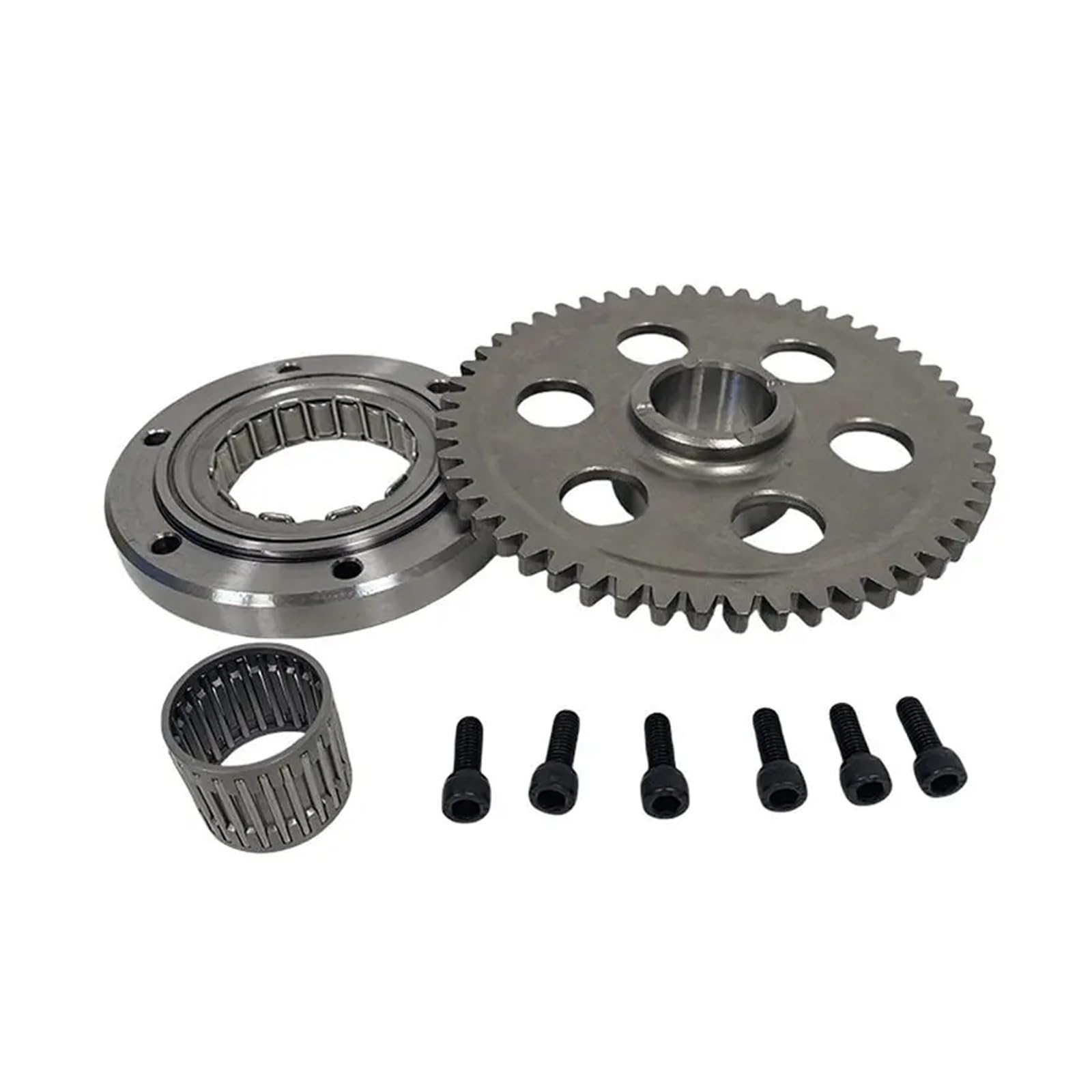 5LP-15590-00 - Juego de repuesto para motor de arranque y engranaje de motocicleta para 660 660R YFM660 2001-2003 Metal
