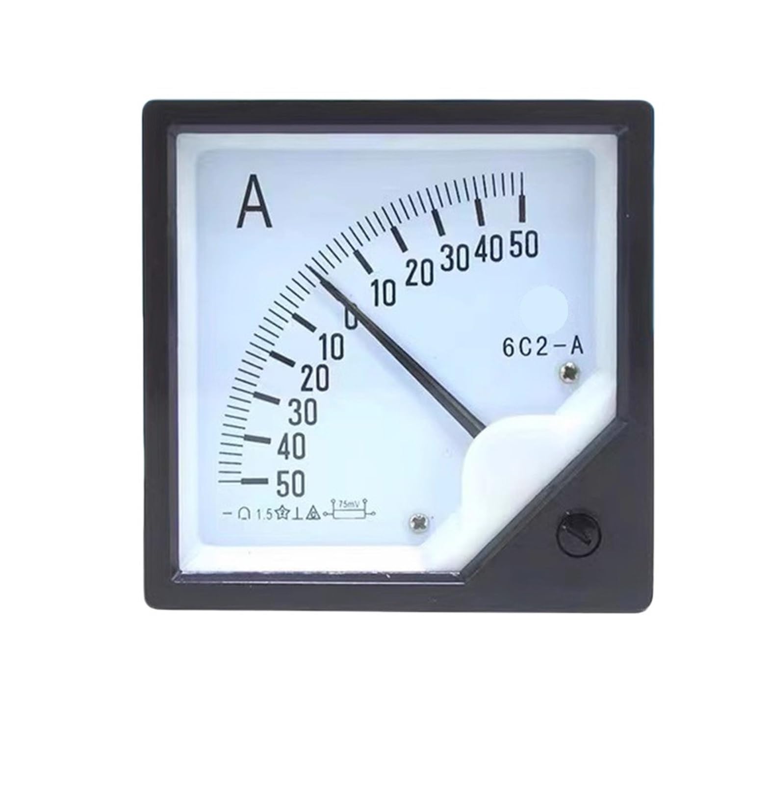 Ampèremètre analogique jauge panneau pour éviter les surcharges DC 100A