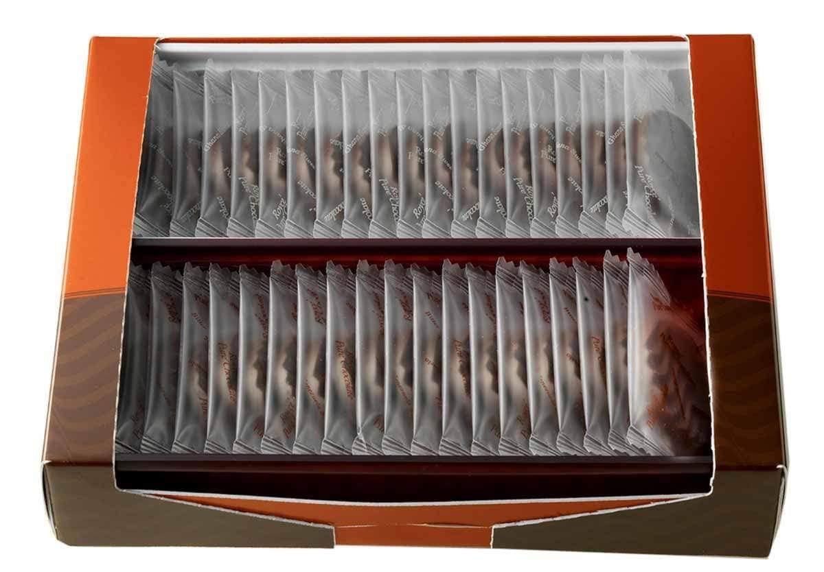 ROYCE' Pure Chocolate "Venezuela Bitter & Ghana Sweet" - Assortment of Bittersweet and Semi-sweet Dark Chocolates | Baking and Desserts | Japanese Chocolate from Hokkaido (40 Pieces of Chocolate)