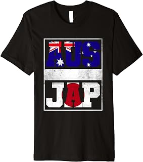 Australia and Japan Mix Heritage Australian Japanese Roots Premium T-Shirt