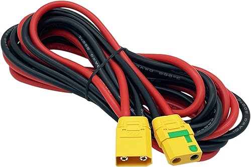 Miniatura 3 de XT90-S - Cable de extensión de enchufe hembra a XT90 macho Cable de extensión de cable de silicona 10AWG para batería RC Lipo FPV Drone modelo