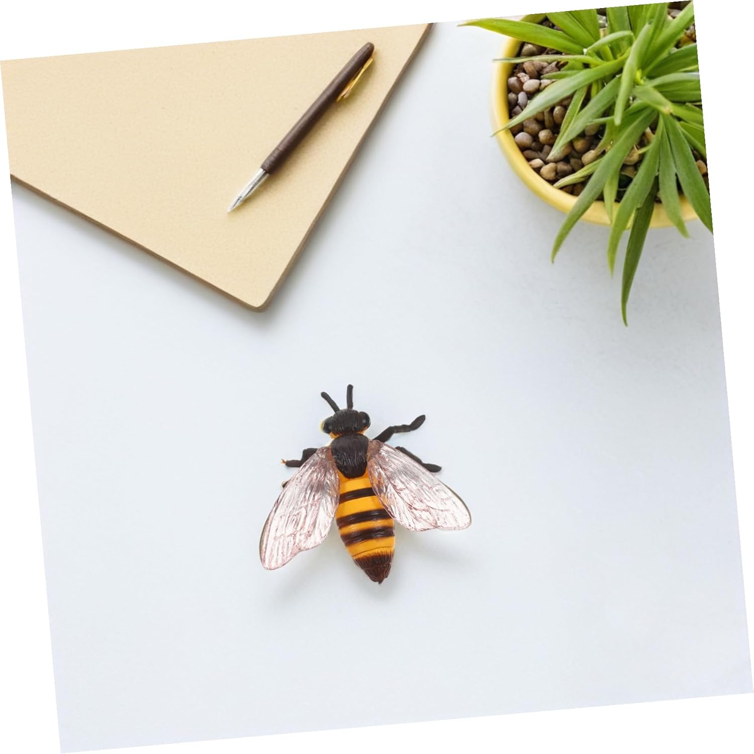 Vaguelly 2pcs Realistic Bee Figurine Insect Models Educational Animal for Nature Observation Biodiversity Learning Portable Garden Decor - Image 5