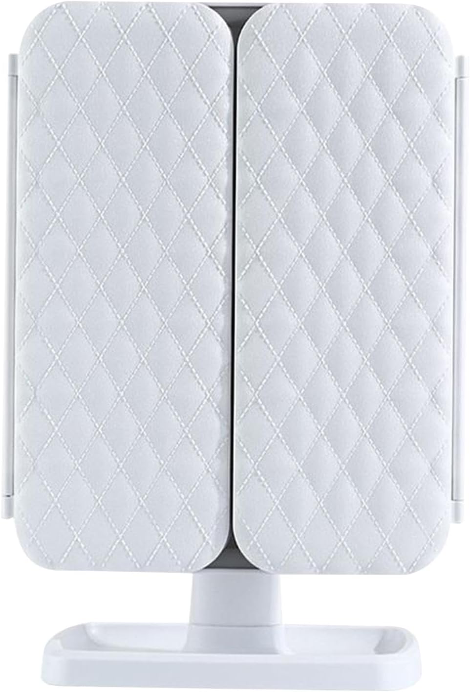 Glisera Smart Mirrors Portable, Trifold Make Up Mirrors With 180° Rotation and 3-Color LED Lighting