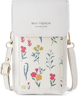 Mobile Phone Bag Touch Screen Crossbody Phone Bag Messenger phone bags for Women Printed Design with Shoulder Strap
