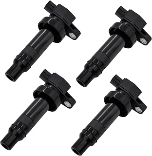 Set of 4 Ignition Coil Pack Compatible with 2018 2019 2020 2021 2022 2023 Kia Rio Seltos Soul L4 1.6L 273012B010