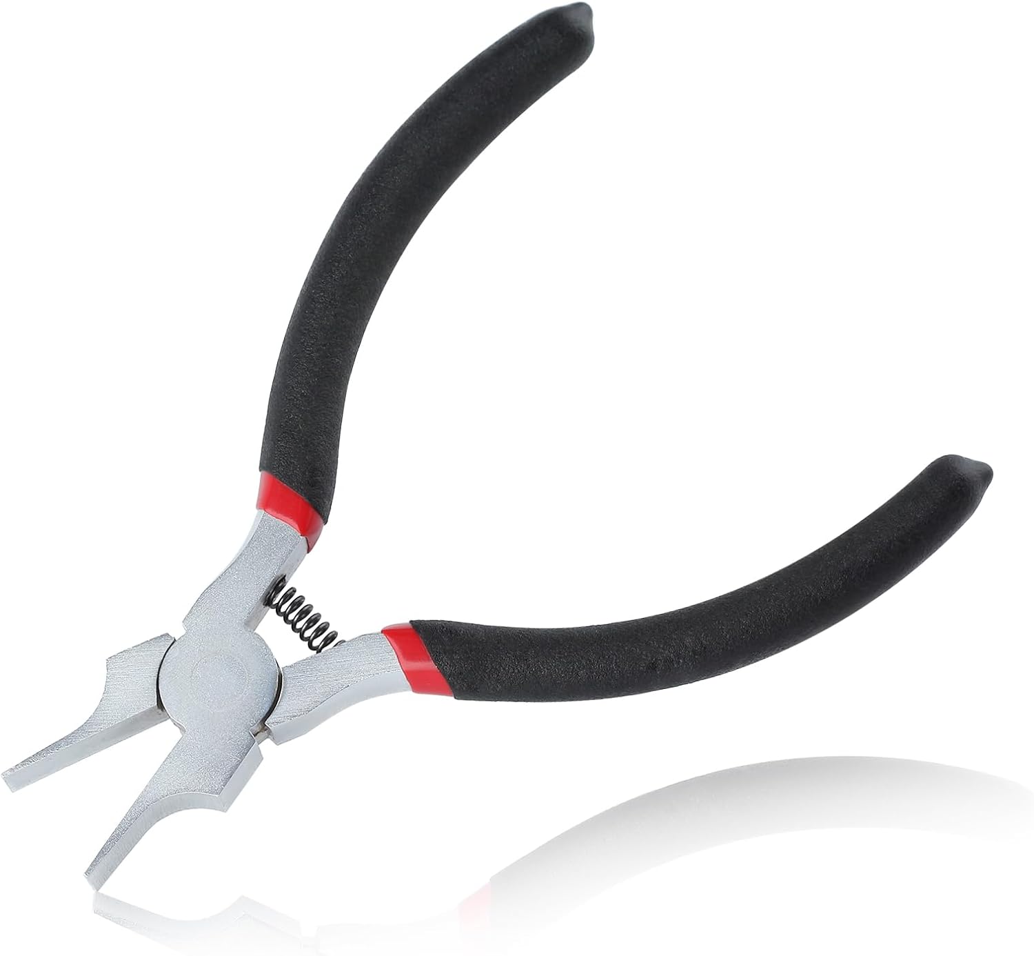 5 Inches Flat Nose Pliers for Jewelry Making Smooth Jaw Pliers, 1mm Ultra Thin Duckbill Pliers Precision Jewelry Pliers Mini Jewelry Making Tool for Wire Bending Straightening Ring Opening