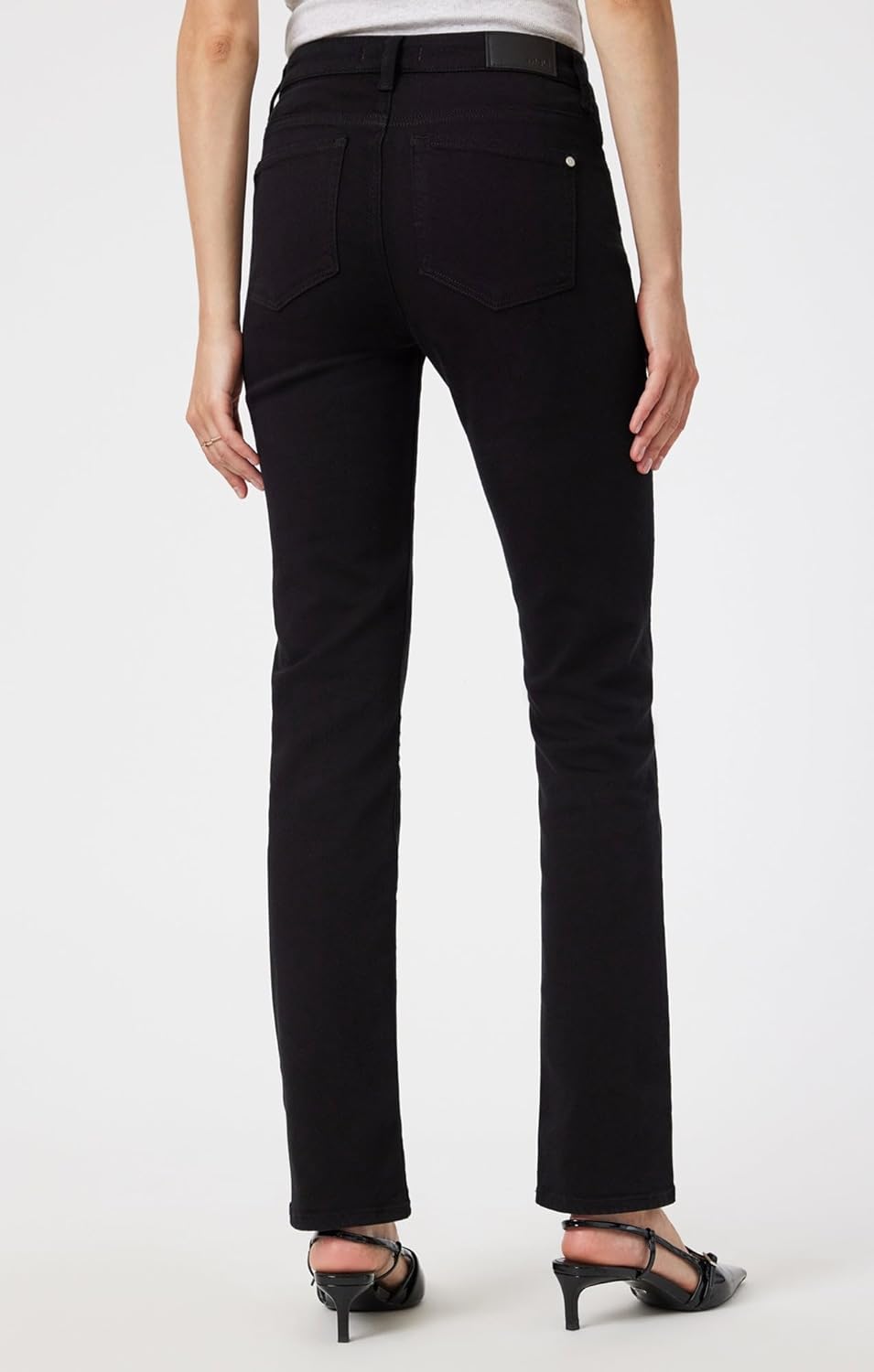 Mavi Women's Kendra High Rise Boyfriend Jeans, Classic Straight Leg Stretch Denim, High Waisted Trendy Womens Jeans - Image 5