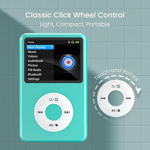 MP3 Player with Bluetooth Y1 64GB Video EBOOK GREEN Green