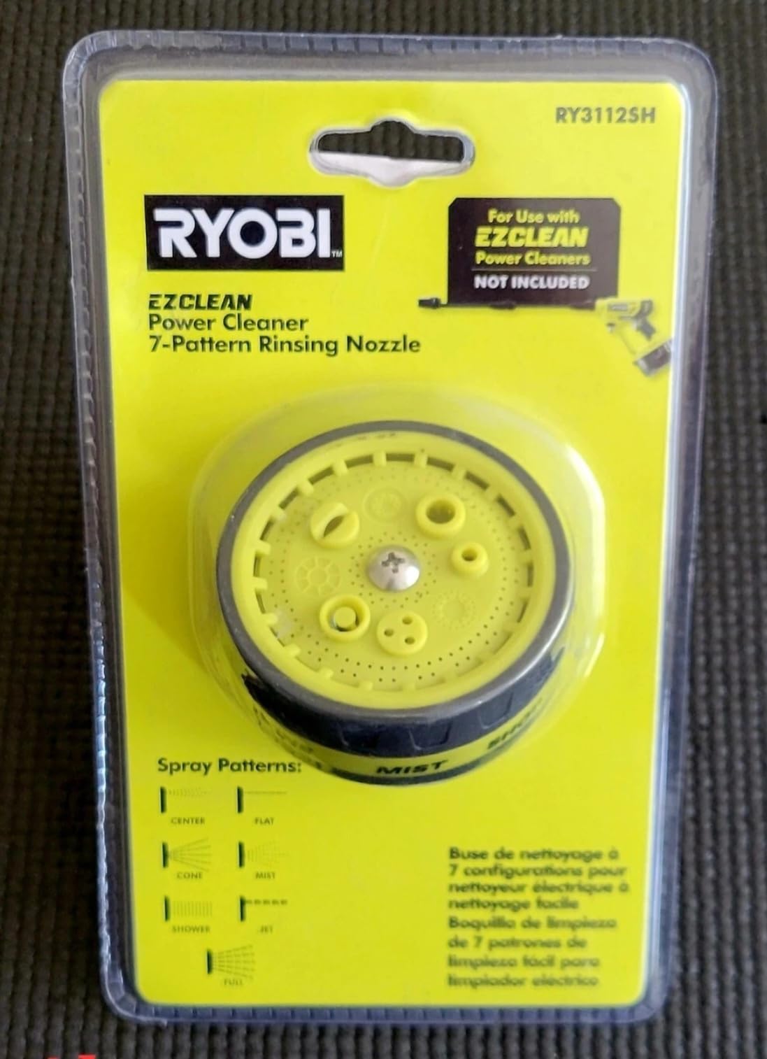 EZCLEAN GARDEN HOSE SPRAY HEAD