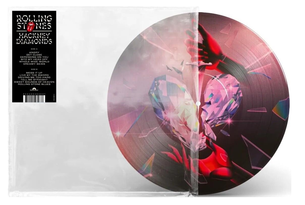 The Rolling Stones, Neues Album 2023, Hackney Diamonds Exclusive Heavyweight Picture Disc in a clear PVC sleeve