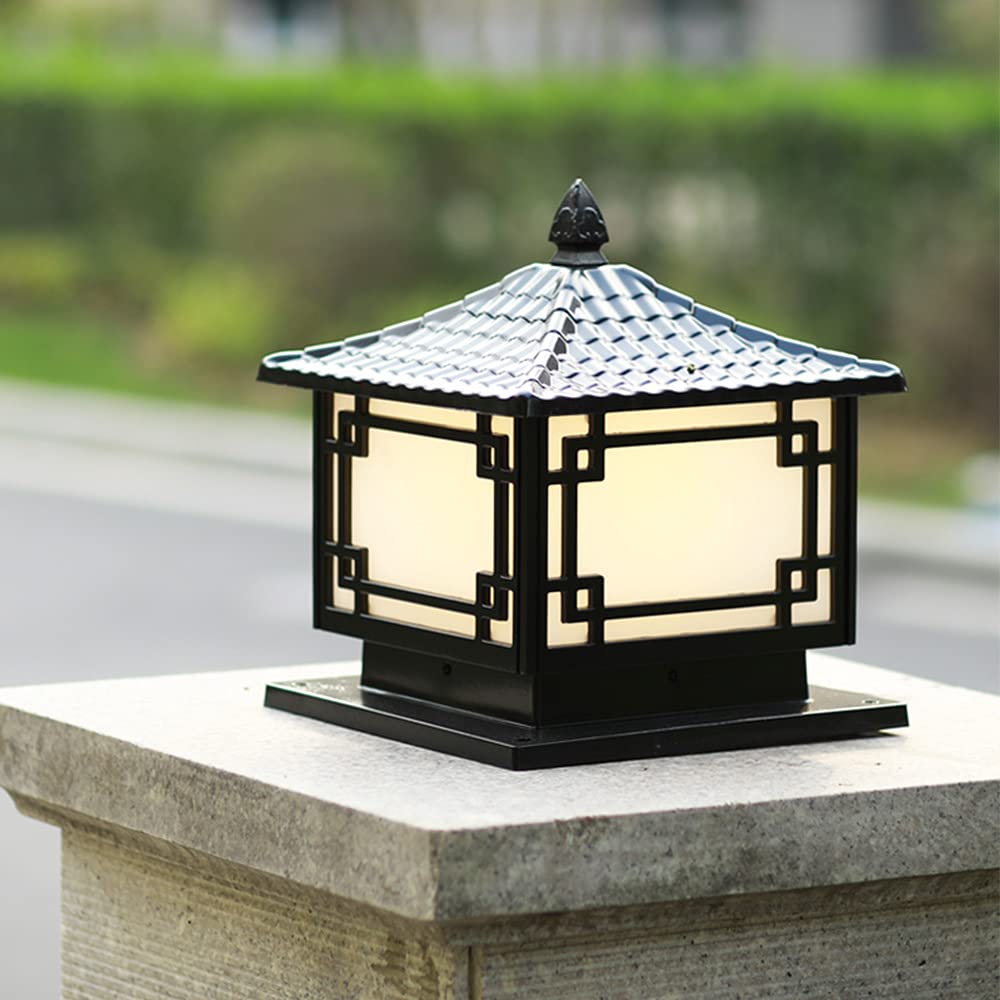 Lampka nocna do sypialni, zewnętrzne oświetlenie publiczne, antyczny wygląd odlewanego aluminium oświetlenie ogrodowe, oświetlenie zewnętrzne do podwórza, 230 V, 1 ampo