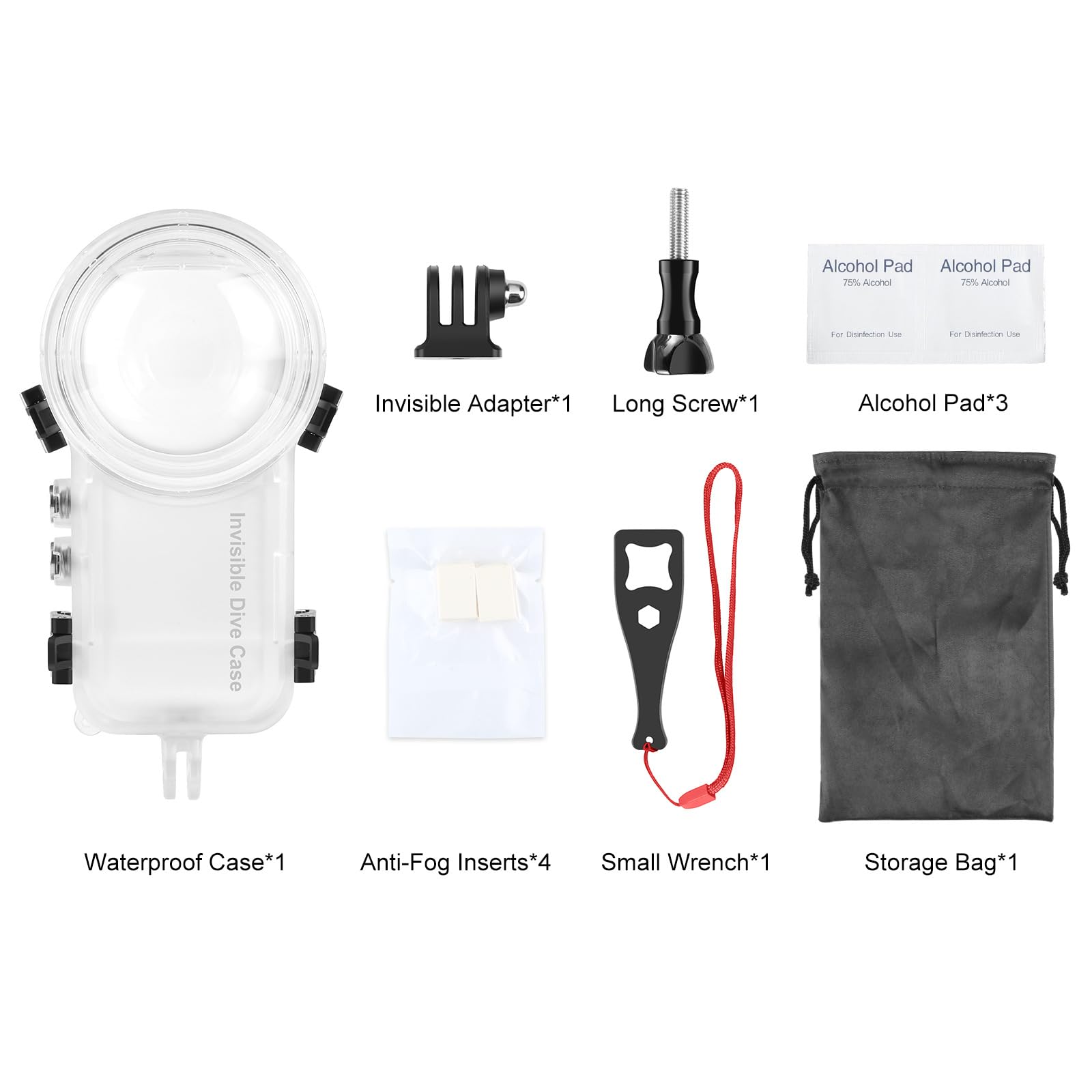 Funda protectora invisible impermeable para cámara de acción Insta360 One X4