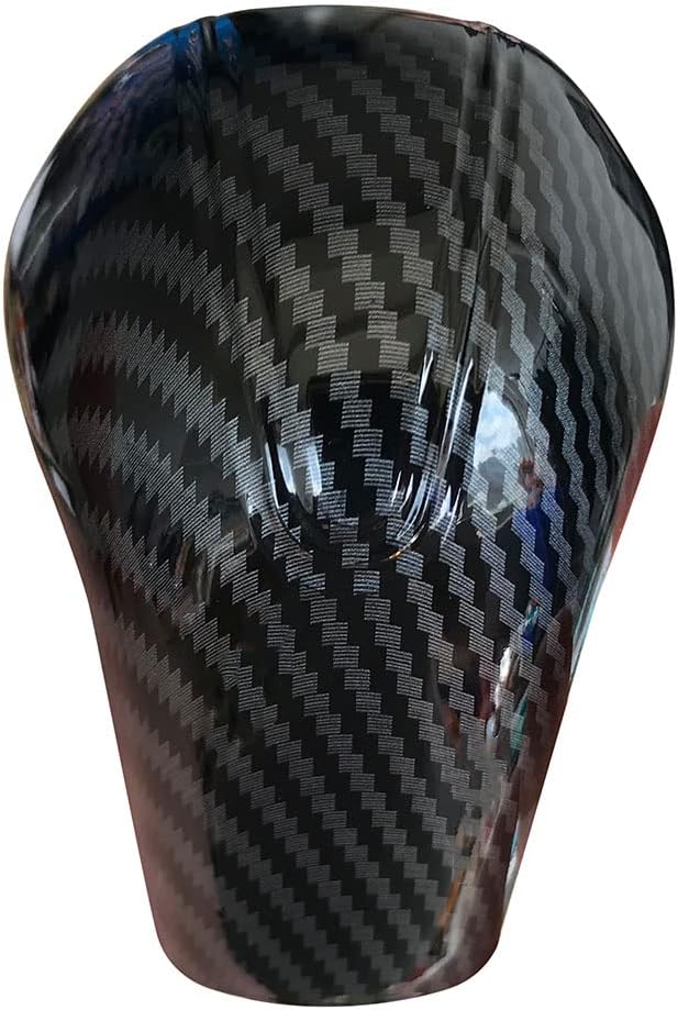 ruihe Car Gear Shift Knob Cover Trim Carbon Fiber Color Sticker Decorator Fit for Hyundai Tucson 2016 2017 2018 2019 2020 2021