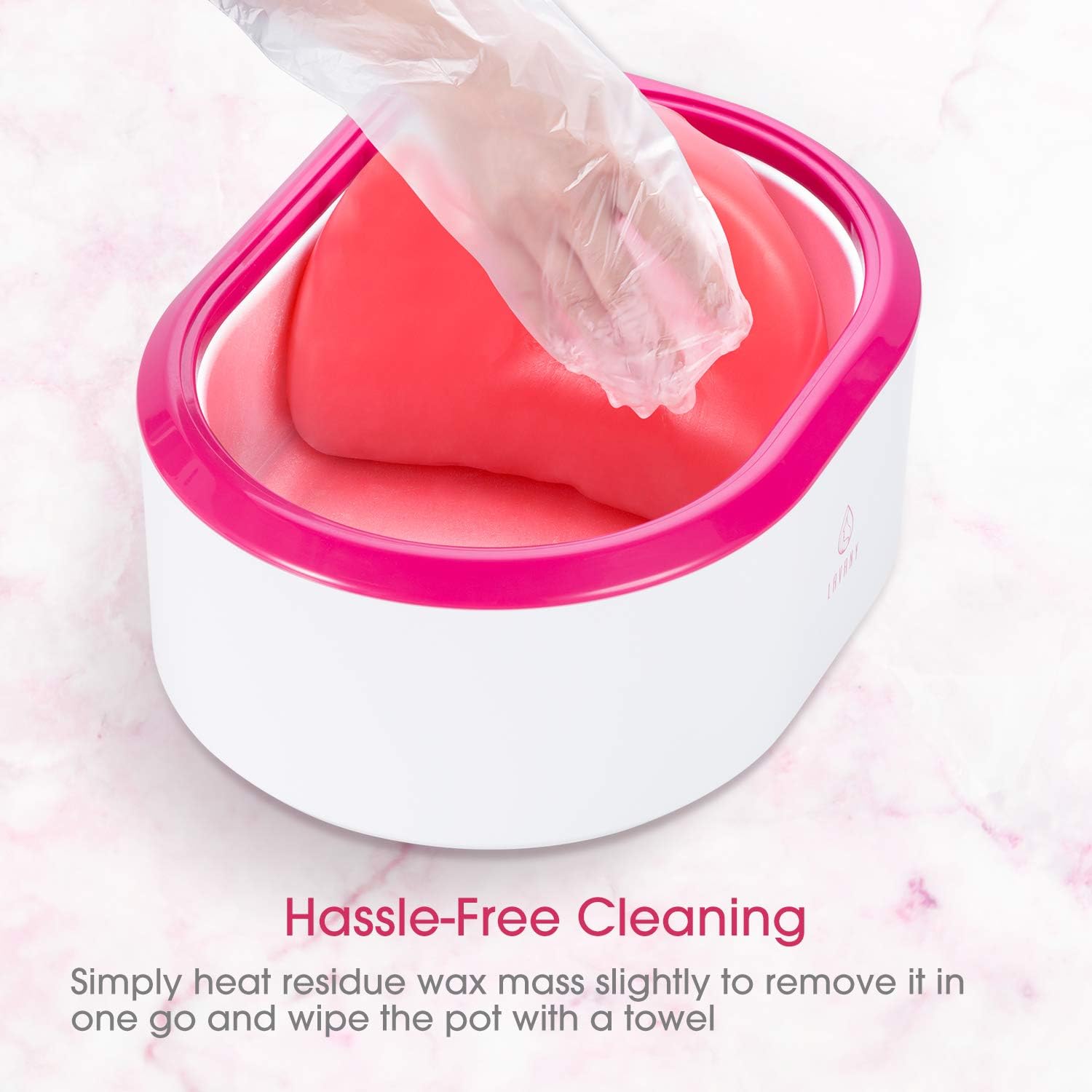 Paraffin Wax Machine for Hand and Feet, 0.5 Hour Fast Wax Meltdown Paraffin Bath Paraffin Wax Warmer Quick-Heating Paraffin Bath Spa for Smooth and Soft Skin (Red)