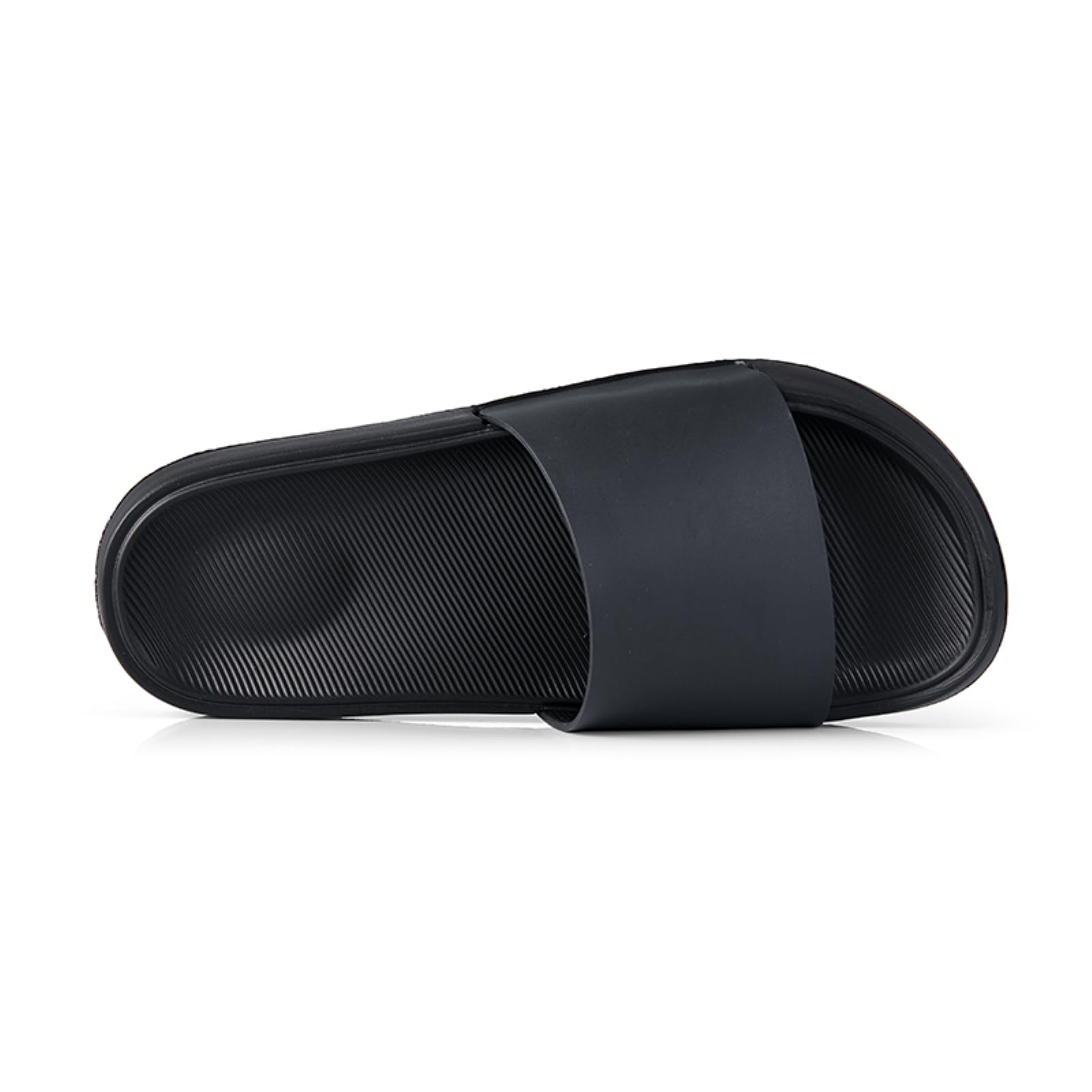 Infradito Estate Uomo Anti Slip Morbido Eva Pantofole Slides Nero Economico Leggero Comode Grande Dimensione 46 47 48-black-44