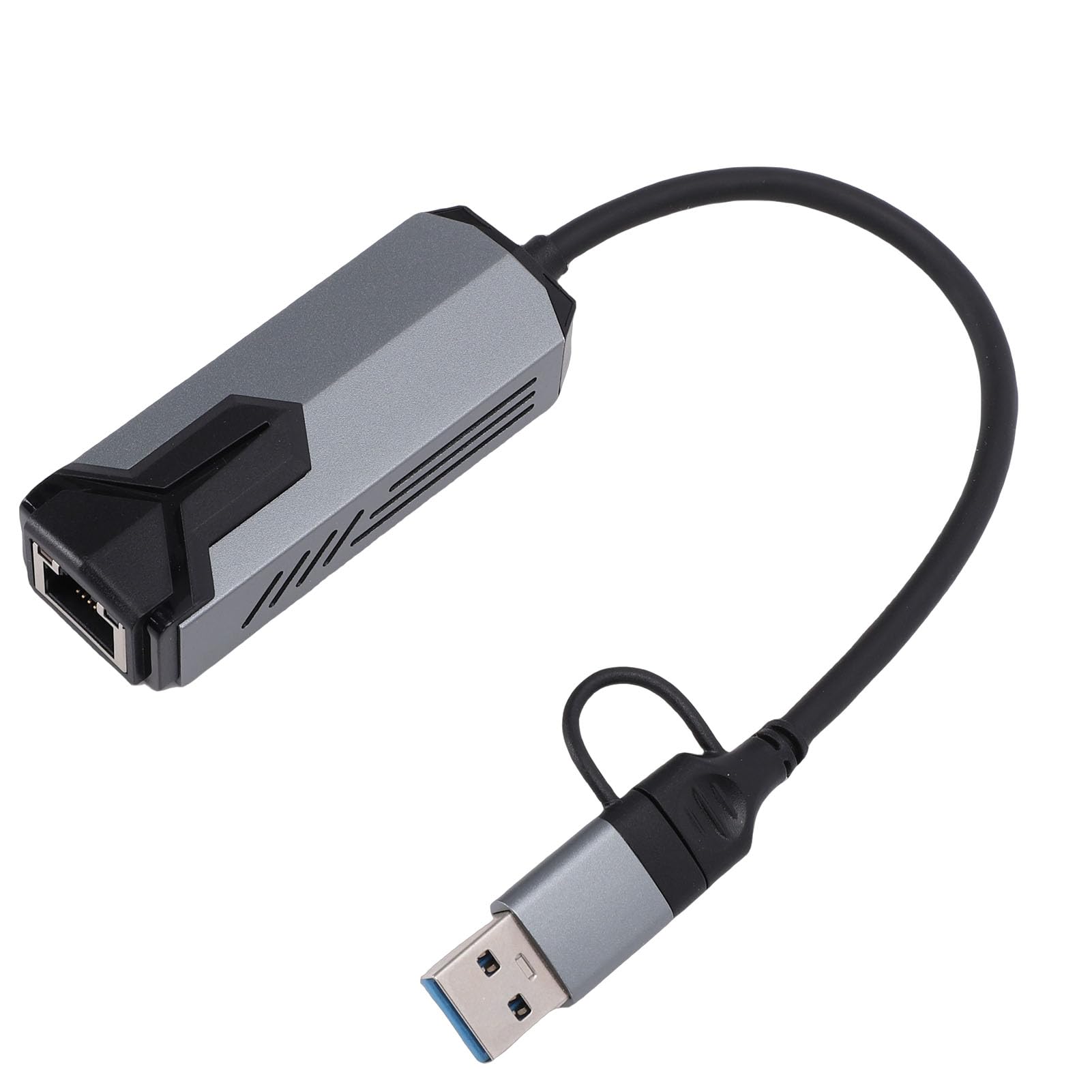 Cuifati Adattatore Ethernet USB 3.0 5G, velocità di Rete Super Veloce da 5000 Mbps con Involucro in Lega di Alluminio, per Tablet PC Portatile