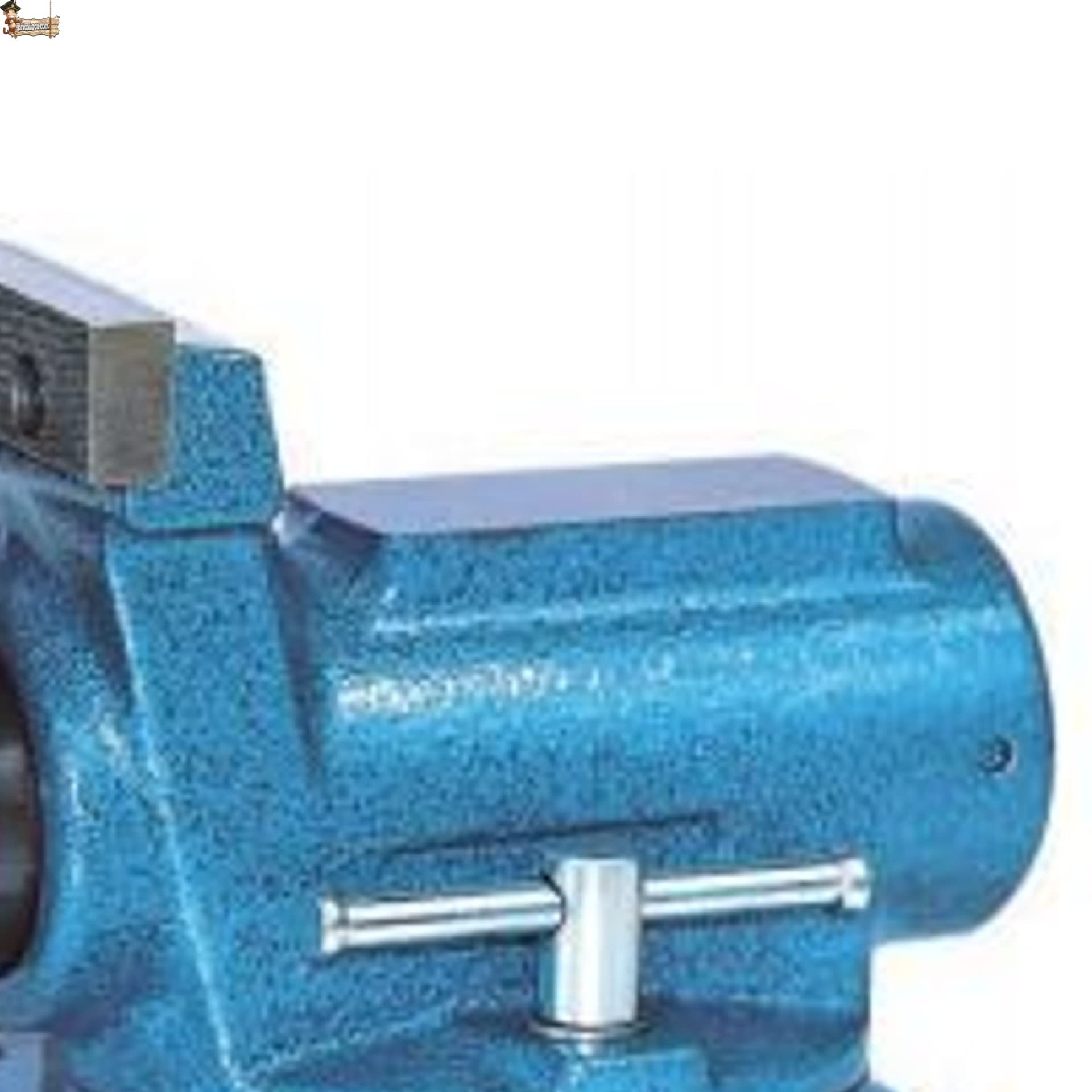 BricoLoco.com Tornillo de banco de trabajo profesional. Torno ajustable de acero 125 mm. con mordazas para mesa de trabajo. Base giratoria. Multiusos. Herrero, mecánico, madera, modelismo. (125 mm.)