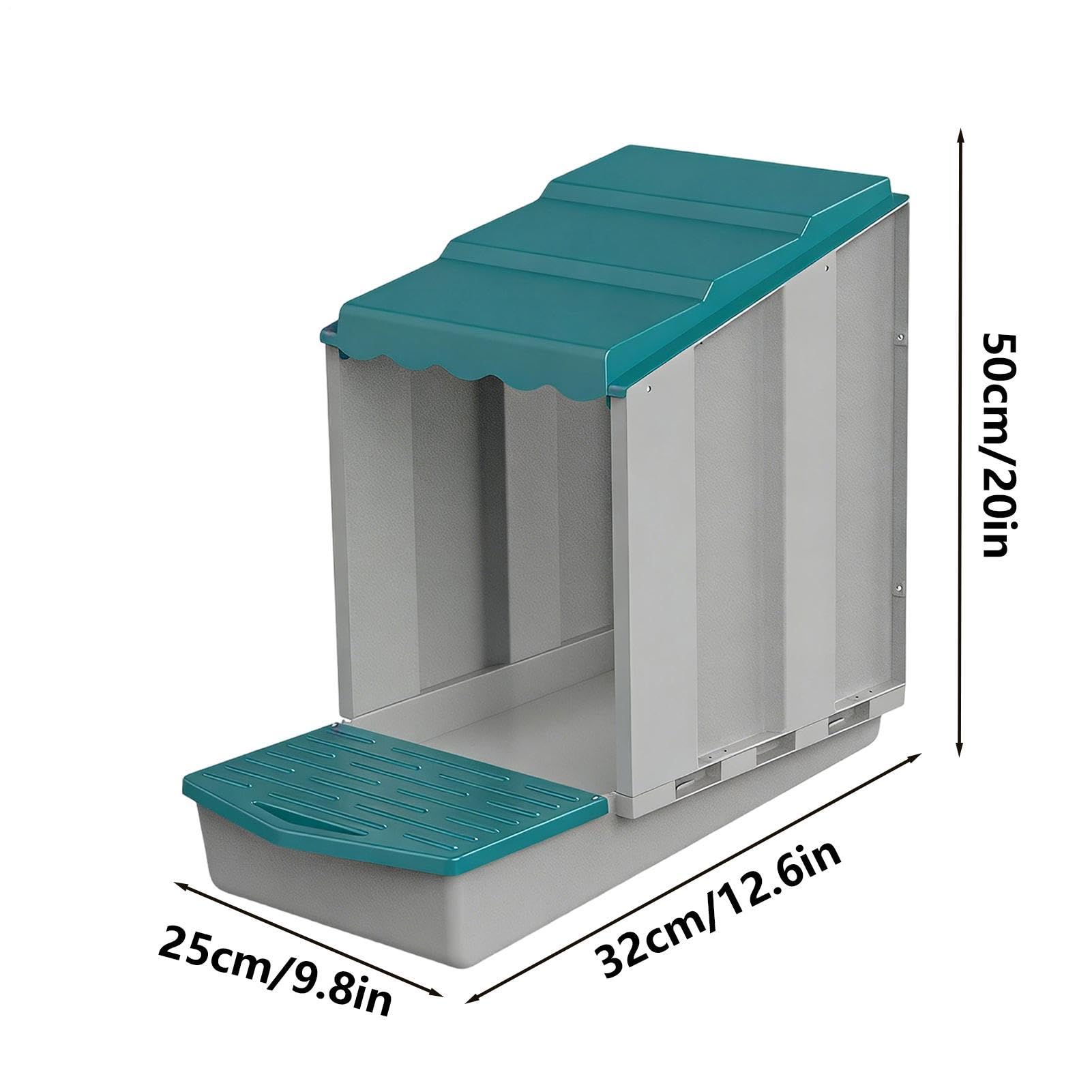 Scatole per pollaio impermeabile per esterni | Per allevatori, proprietari di abitazioni, fattorie, cortili per agricoltori, amanti degli animali, recinti da giardino