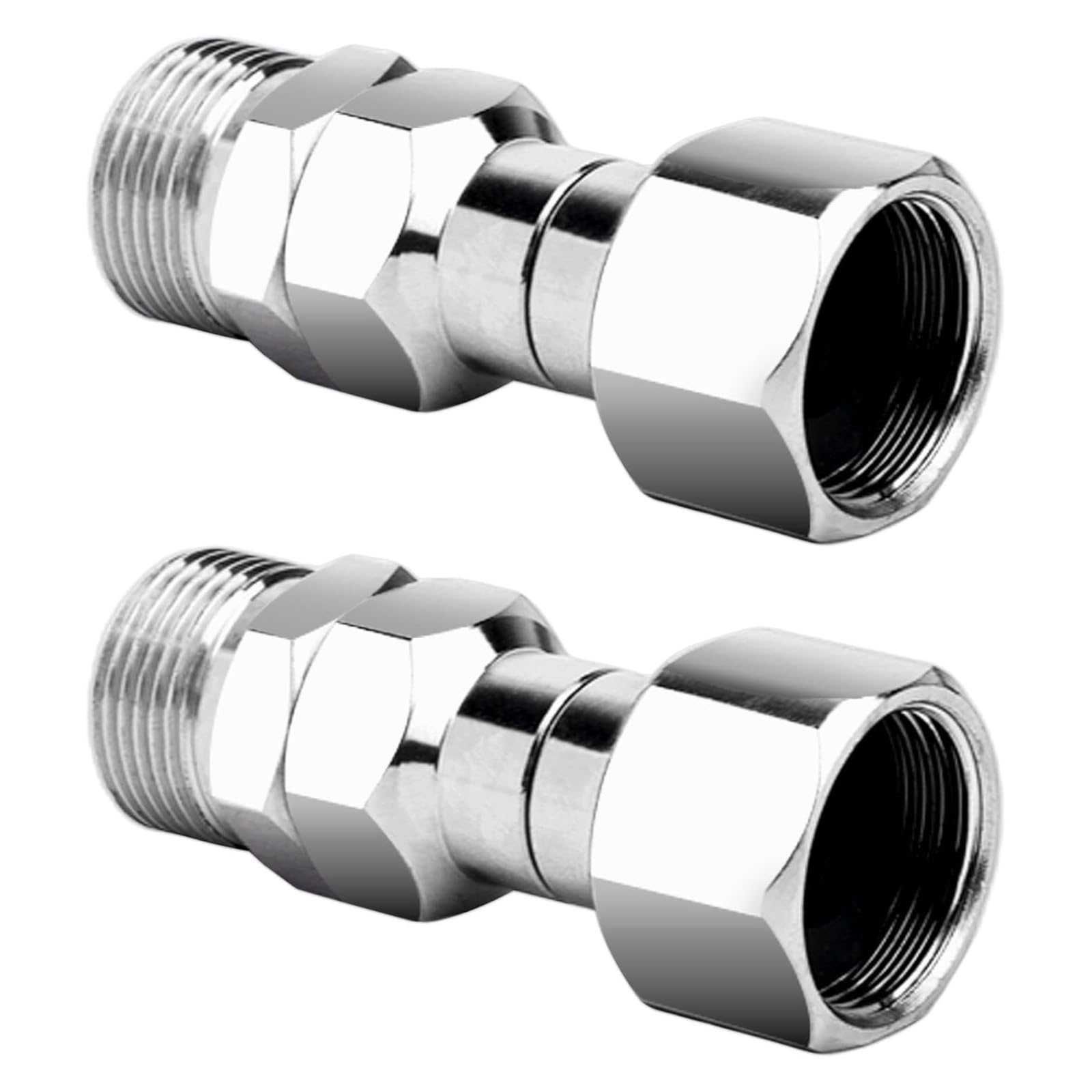 Msioytog Multicolor Washer Adapter 22 To 3/8Inch Quick Releasing Connector Adapter 360 Degree Rotatable Coupler For High Pressure Washer Brass Rotatable Fitting