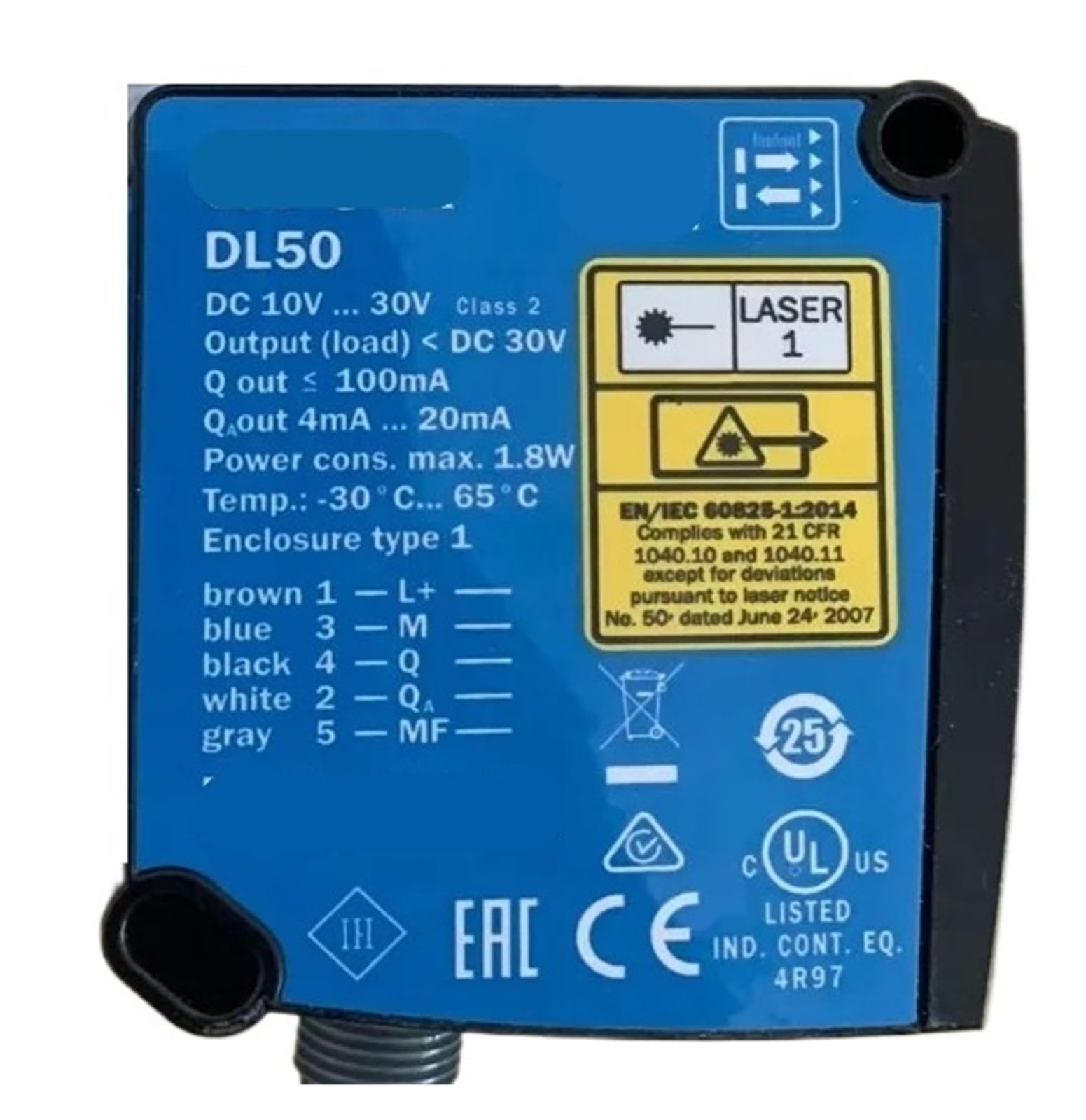 YMUGUEGH DL50-P1123 1047361 Sensor