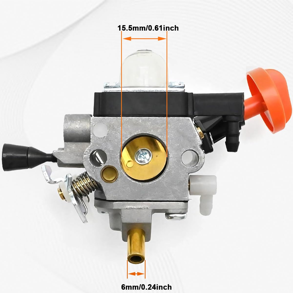 ZAMDOE 4180-120-0615 FS91R Carburador para Stihl FS89 FS89R FS91 FS111 FS111R FS111RX HT102 HT103 FC91 FC96 KM91 KM91R KM111 KM111R FC111 Desbrozadora Recortadora de Hilo con Kit de Filtro de Aire