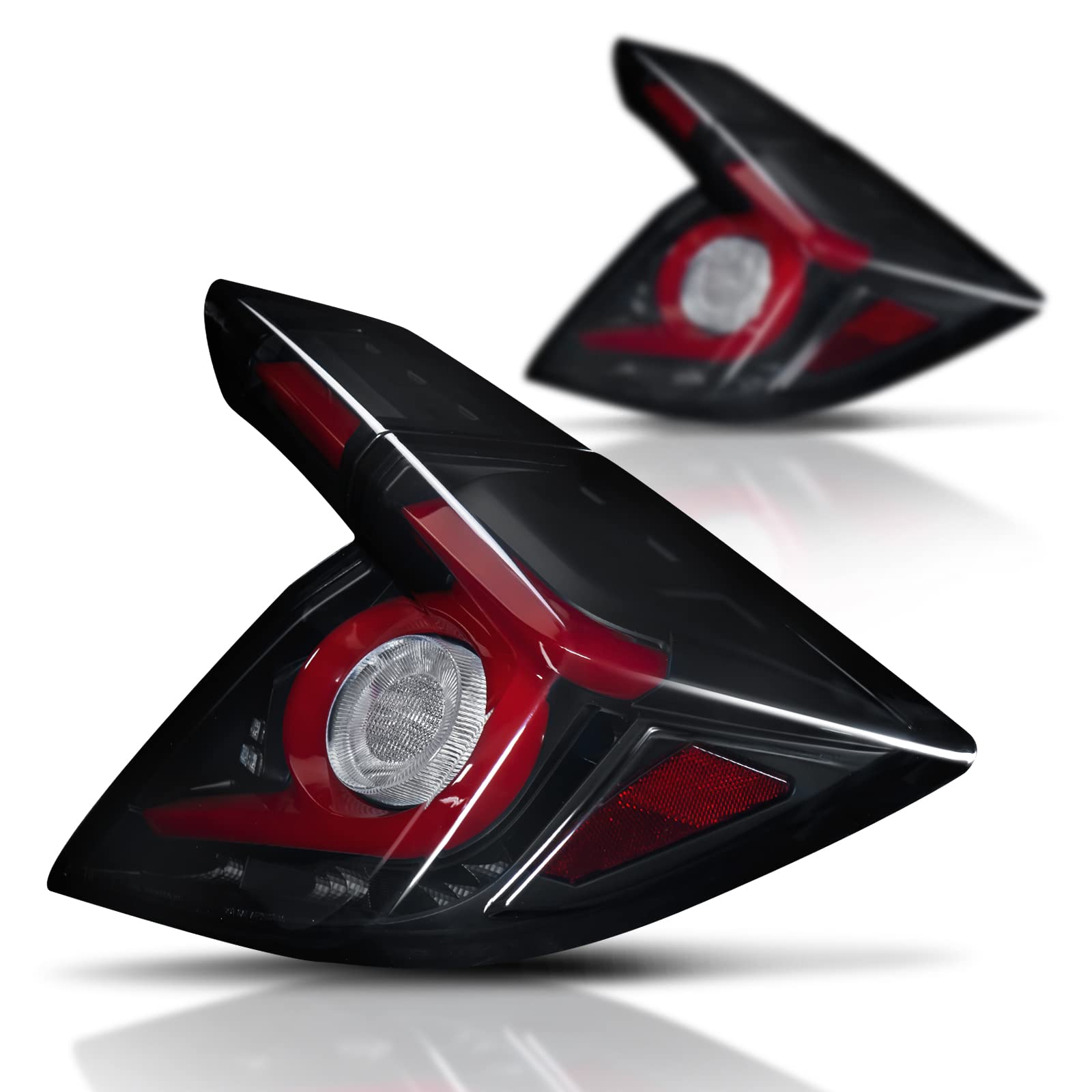 Buy OPT7 Sequential LED Tail Light Lamps Pair Smoked 1621 For Honda