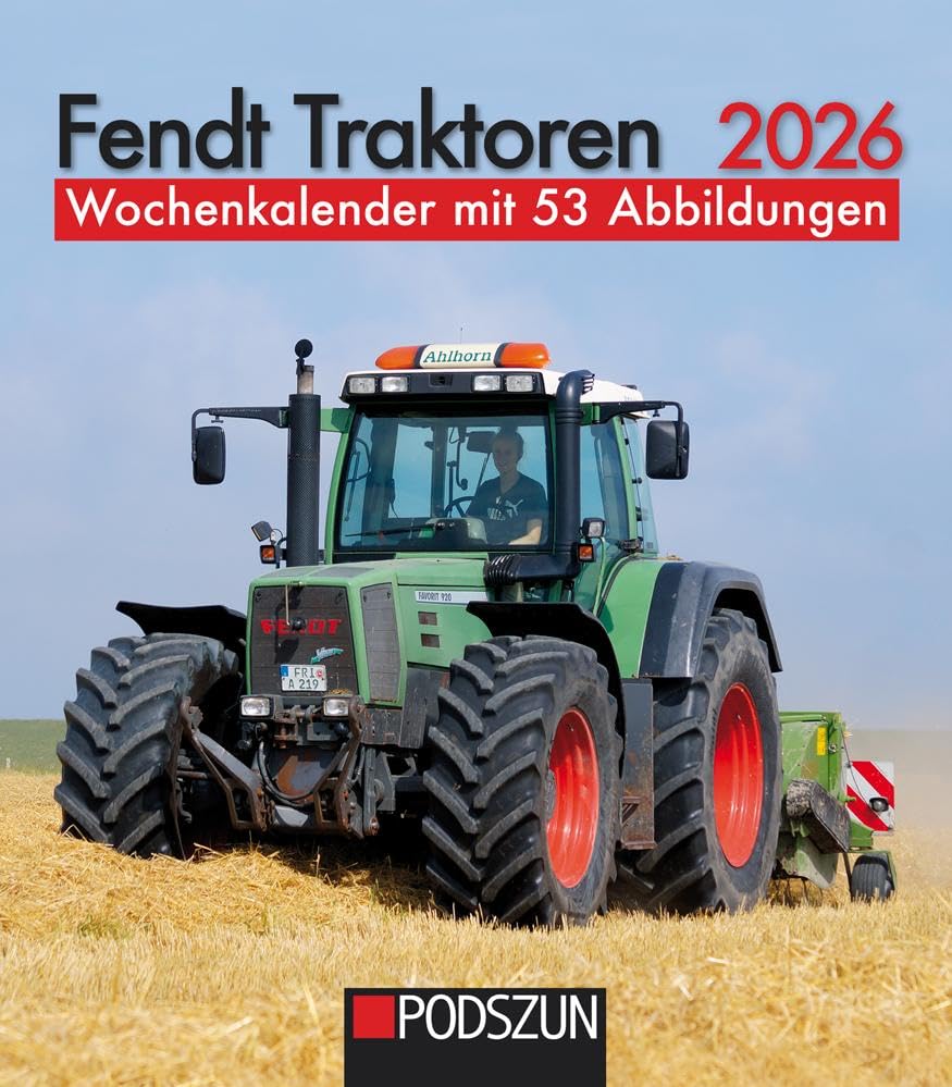 Fendt Traktoren 2026 Wochenkalender