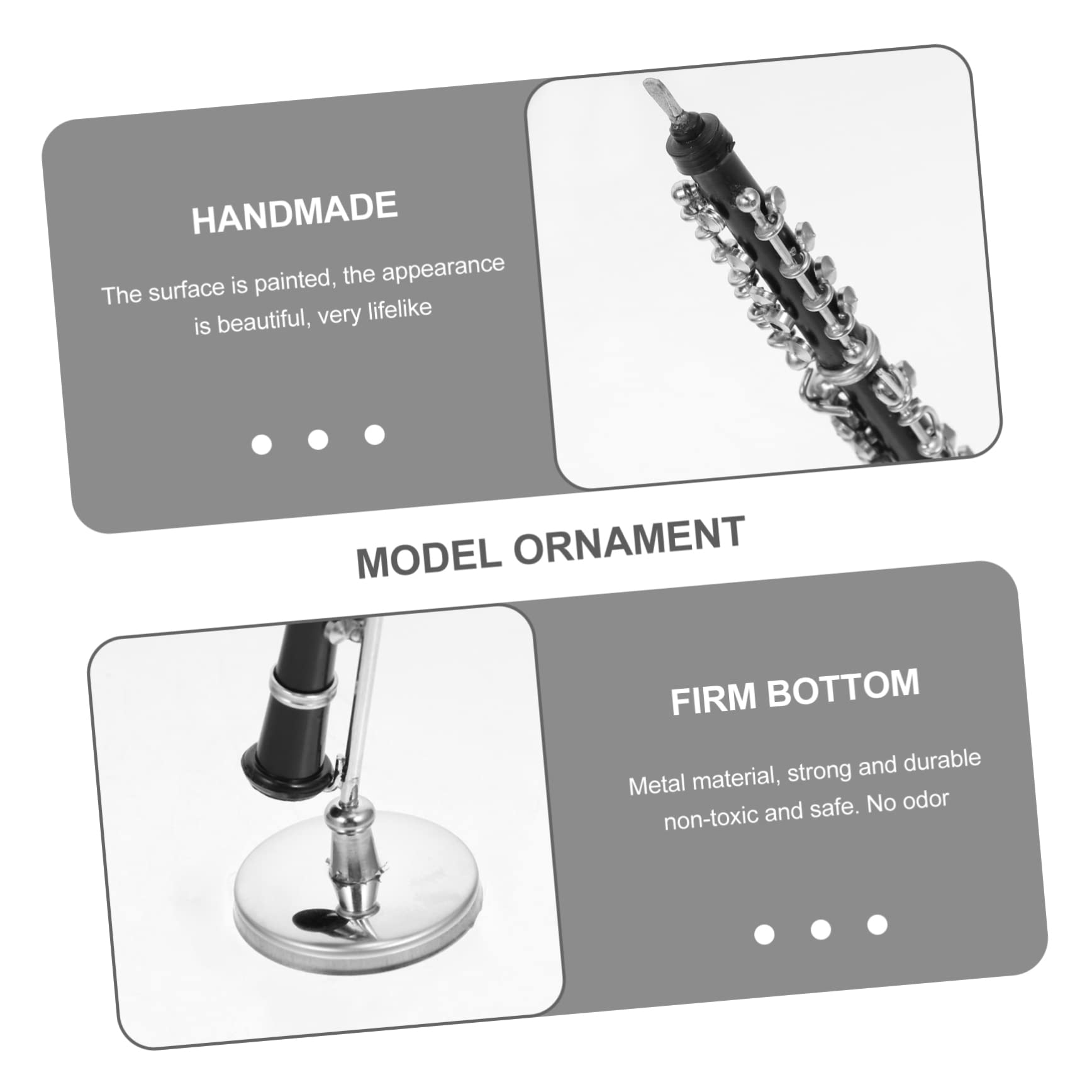 STOBAZA Oboe Model Ornament Perfect Home Decor Occasion Color