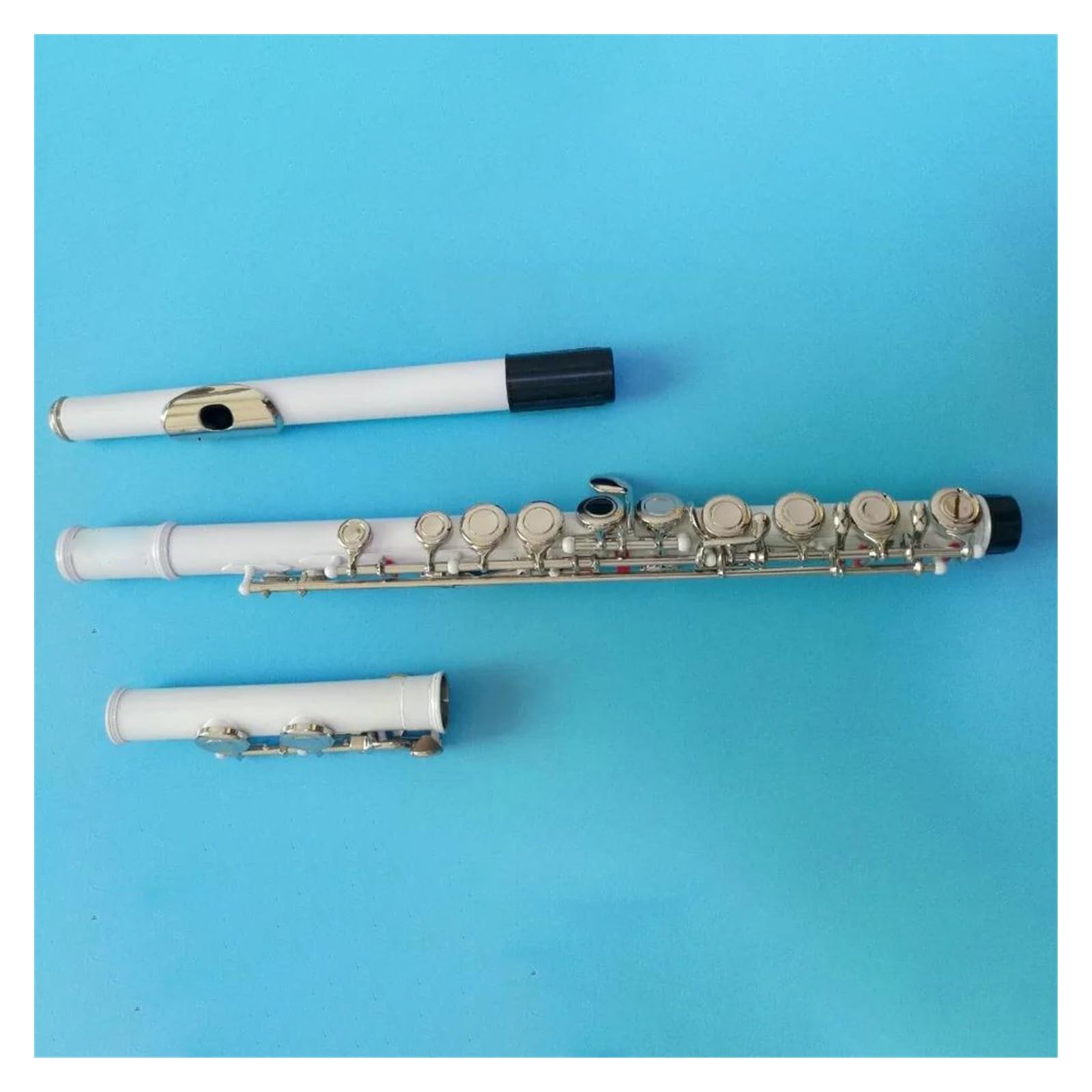 Meccanismo Flauto E Bianco Standard Cupronichel 16 Fori Chiusi Chiave Foro C Flauto Con Custodia Flauto Traverso Kit