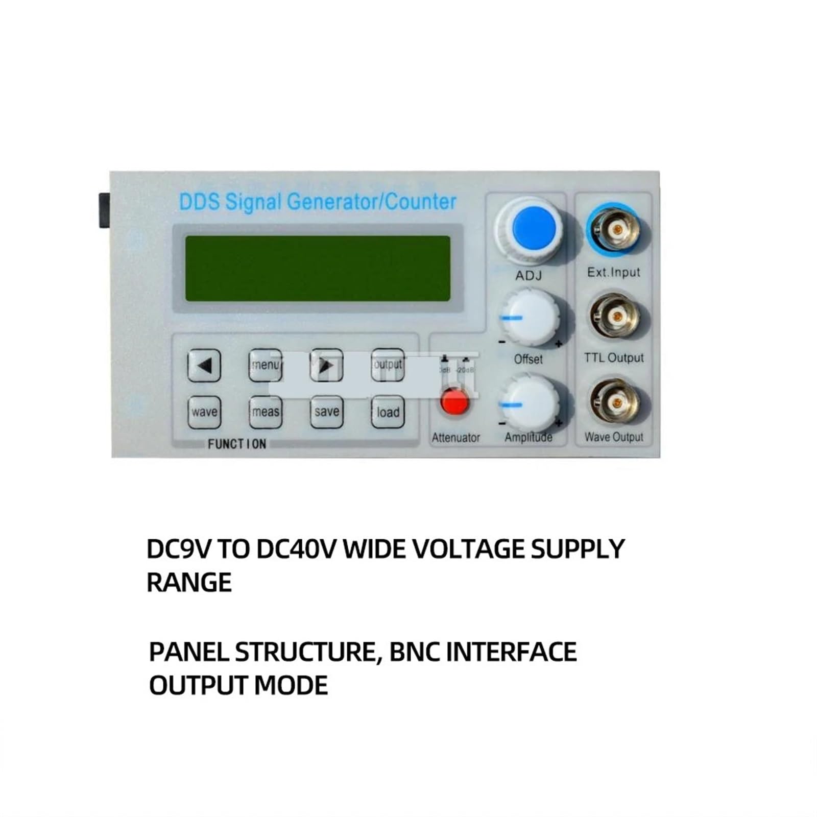 Panel integrado Sgp1010s, generador de señal función Dds/contador frecuencia fuente instrumento enseñanza para fábrica