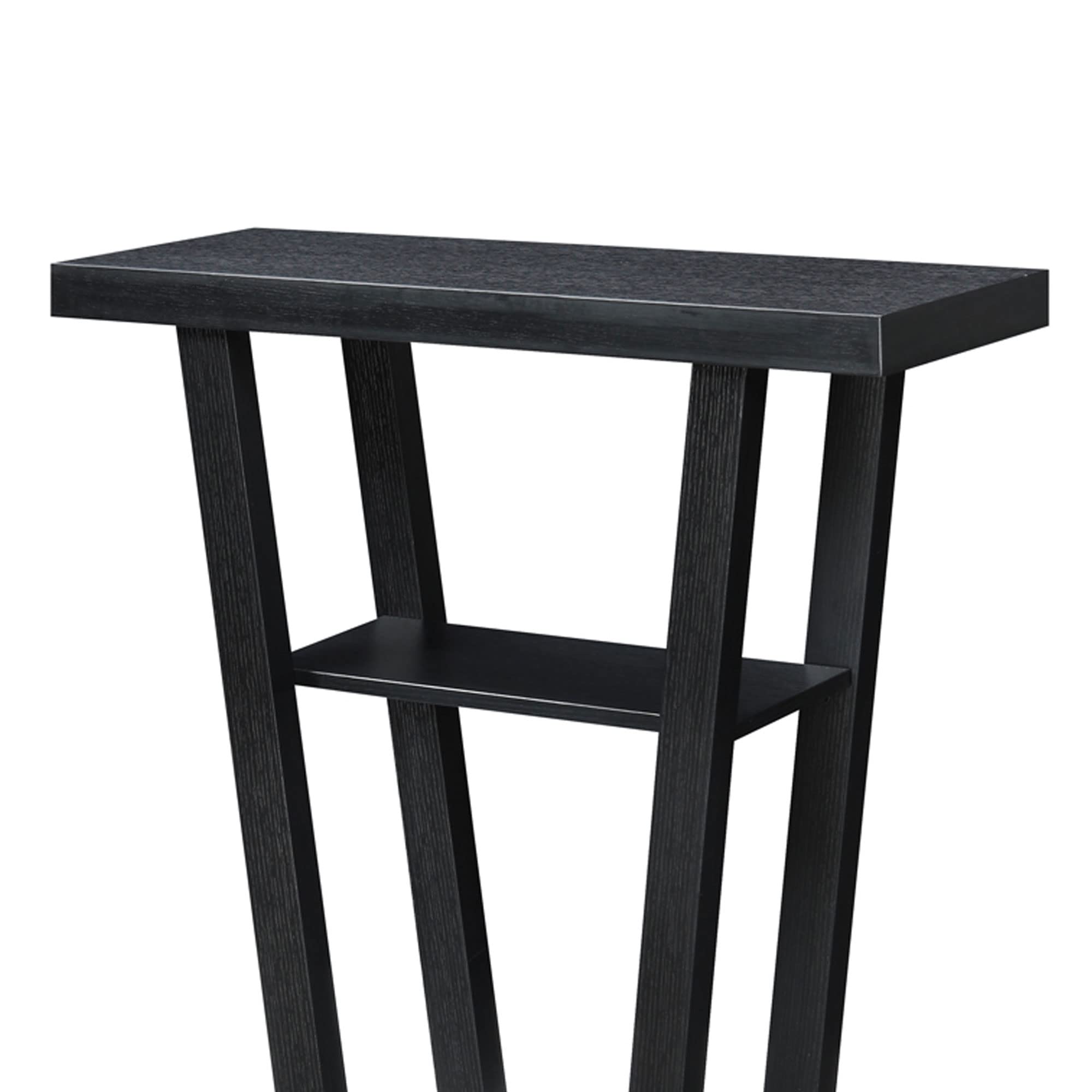 Convenience Concepts Newport V Console Tradizionale Black