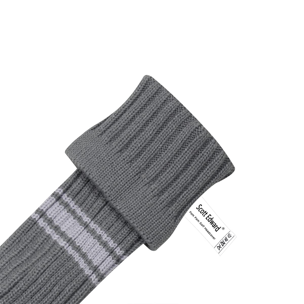 Scott Edward Knit Woods Couvre-Club de Golf pour Clubs de Golf, 1 pièce, Convient aux allées, avec étiquette rotative numérotée