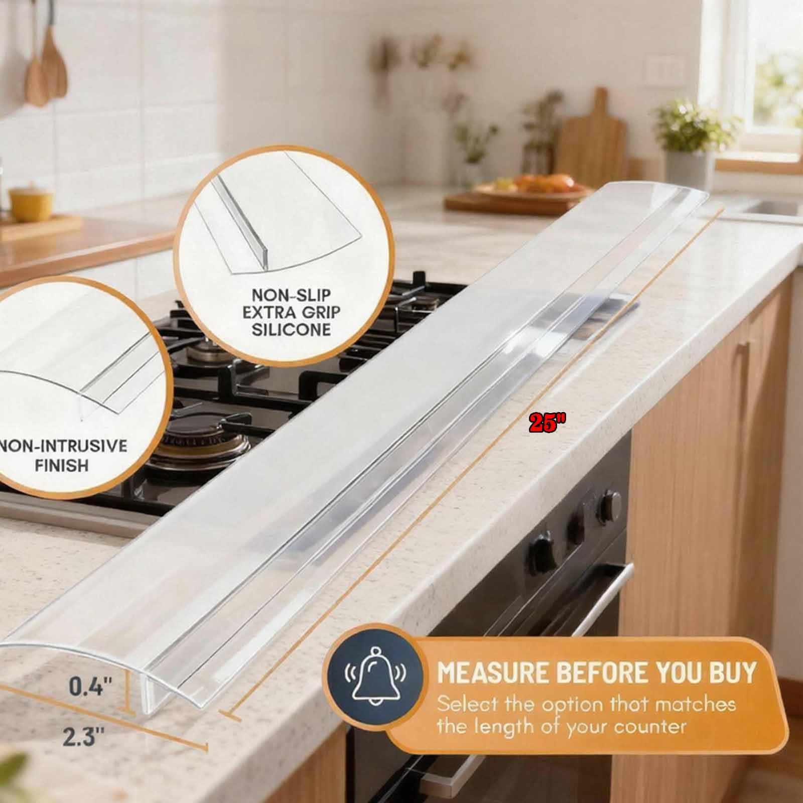Silicone Stove Gap Covers - Keep Kitchen Clean -8