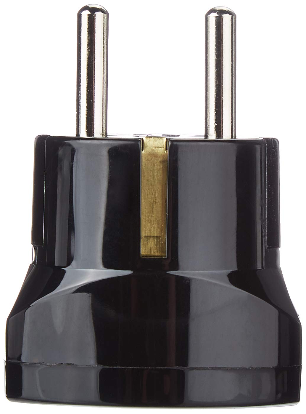 Vimar RI.00301N Adattatore elettrico tedesco/francese con protezione SICURY, Bpresa +P17/11 nero