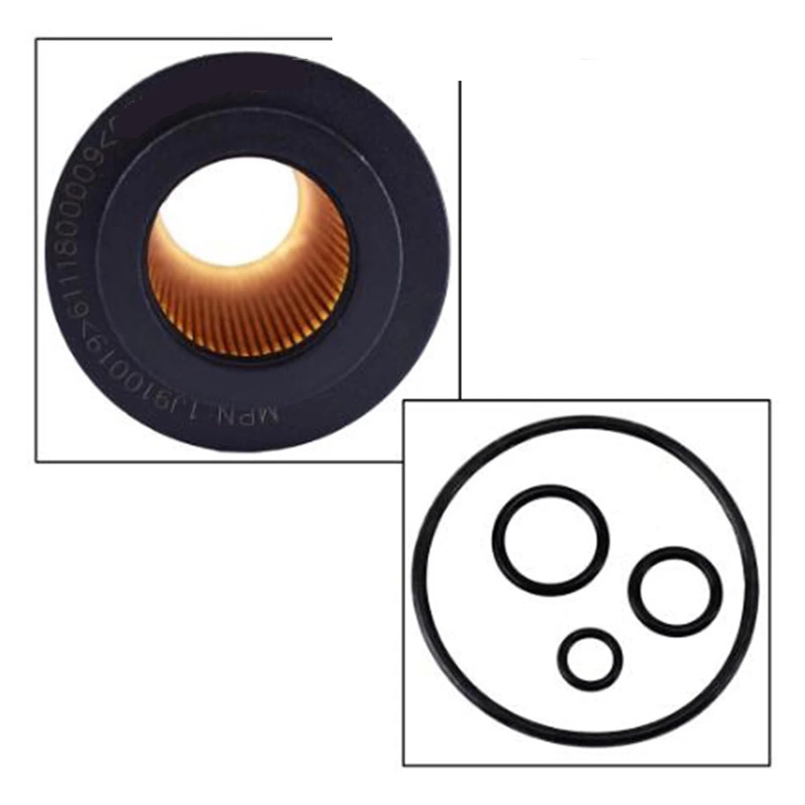 6 filtros de aceite Compatible Con Mercedes-Benz CLC 200 CDi, CLC 220 CDi (2148 cc), Sprinter 3.5 t, Clase V (V 200 CDi, V 220 CDi, 2151 cc) y motor diésel.