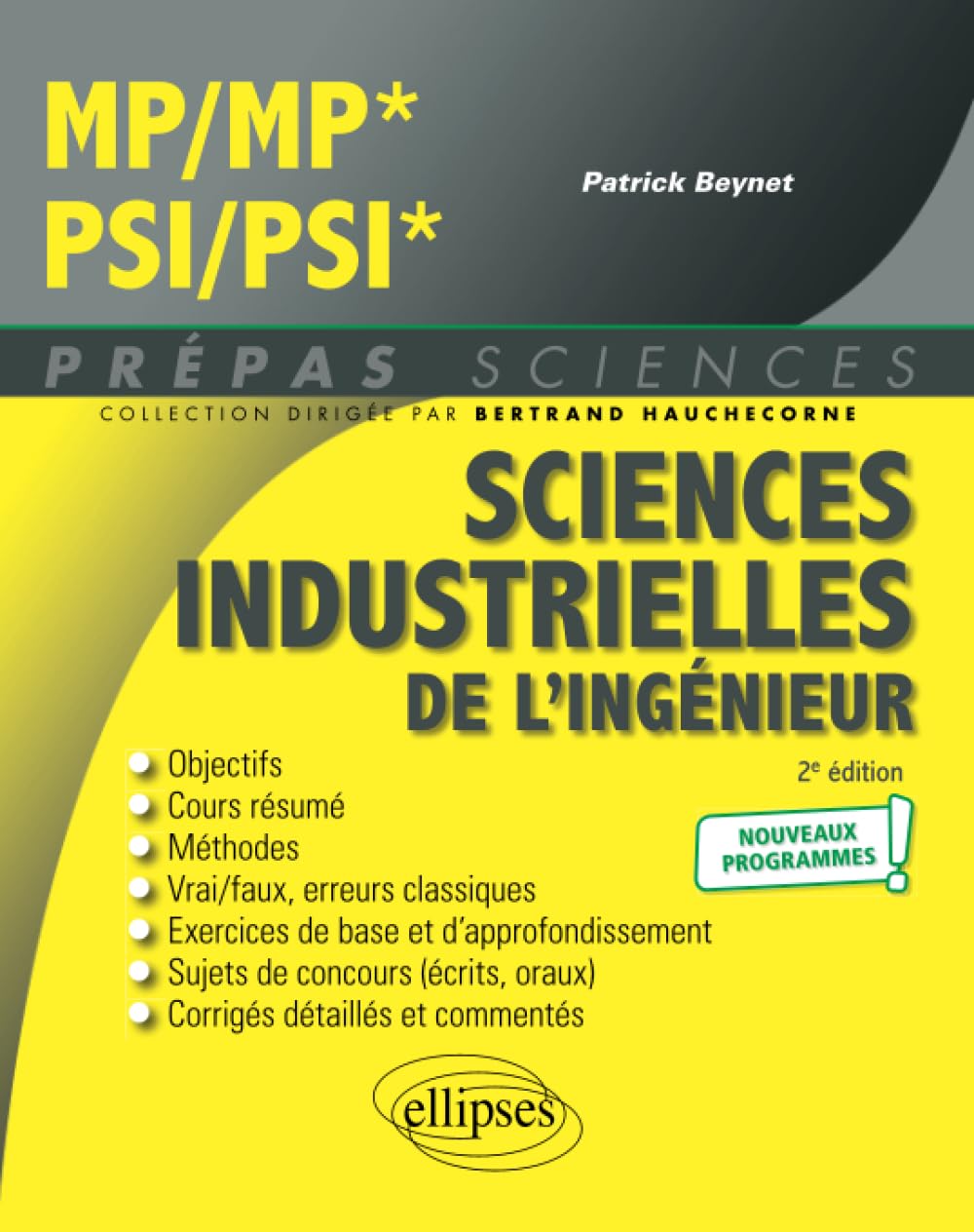 Sciences industrielles de l'ingénieur MP/MP* - PSI/PSI* - Programme 2022