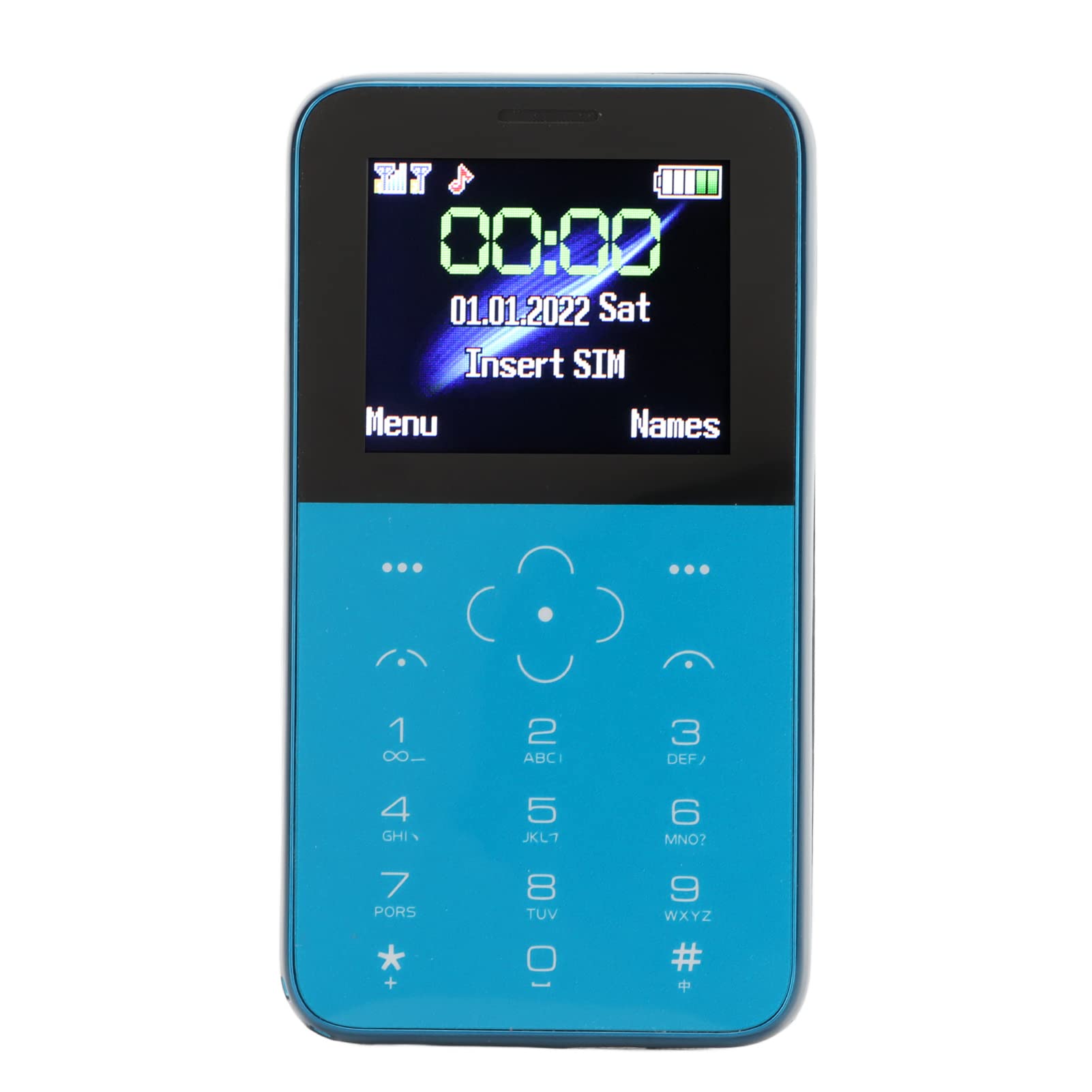 Cuifati Mini Phone for Kids, Unlocked Smartphone 1.5''LCD 5MP Dual SIM Mobile Phone 800mAh Battery,for Kids Kids Students Age 4-12 (Blue)
