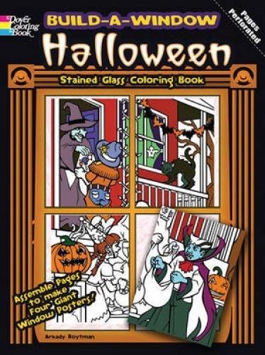 [Build a Window Stained Glass Coloring Book Halloween (Build Window Stained Glass Coloring Book)] [By: Arkady Roytman] [October, 2011]