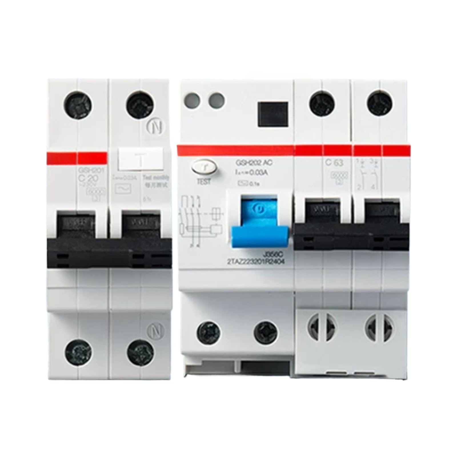Protection disjoncteur 4p 40A pour tableau électrique triphasé - 2