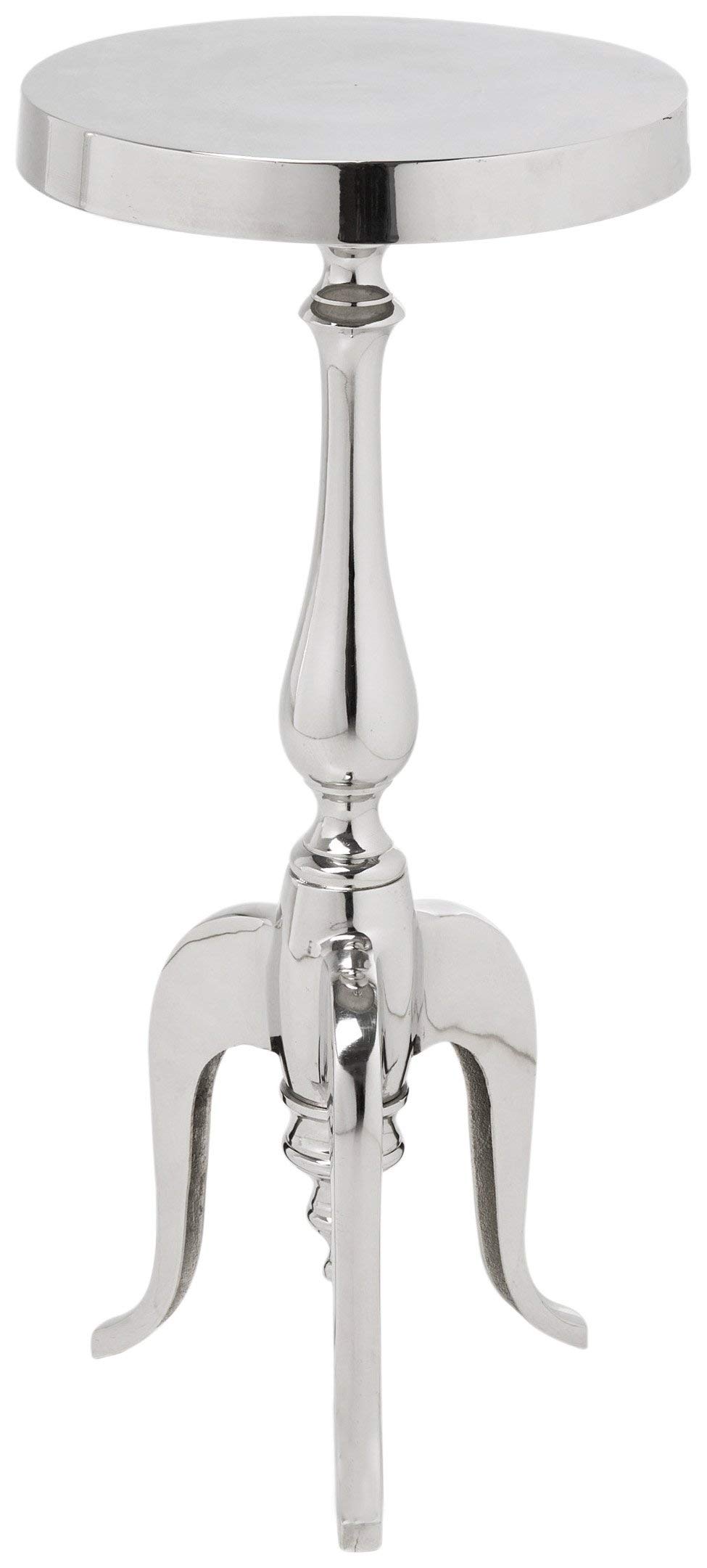 KAREDesign Side Table Barocco, Aluminium, Easy Assemble, Coffee Table, Three Table Legs, Table for Living Room, Bedroom 62x27x27 cm (H/W/D)