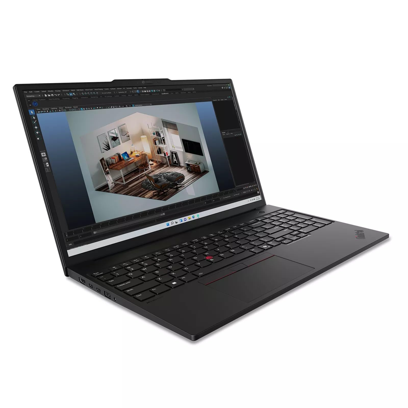 ThinkPad P16s Gen 3 Intel Core Ultra 7 155H, 16C, 16" WQUXGA (3840 x 2400), OLED Non-Touch, 32GB RAM DDR5, 2 TB SSD, NVIDIA RTX 500 Ada Backlit KYB, Fingerprint Reader, Windows 11 Pro