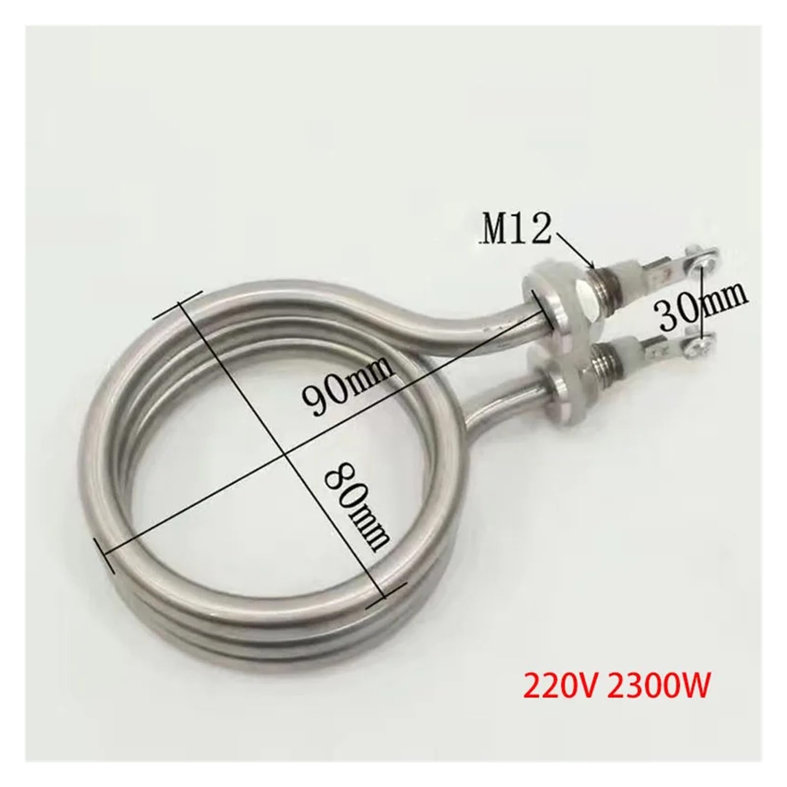 Genérico Elemento Calefactor en Espiral SS304 220V 600-2300W(220v 2300w)