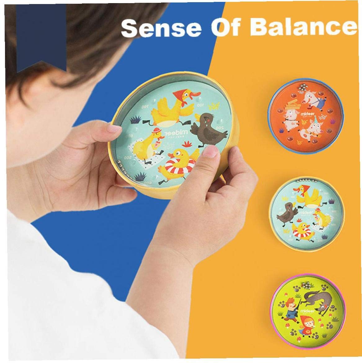 Children Ball Maze Board Tales Beads Escape Handheld Fun Busting Puzzle Educational Toys for Children Gift