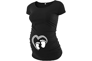 Comfortable and Cute Maternity Shirts: A Must-Have for Pregnant Moms