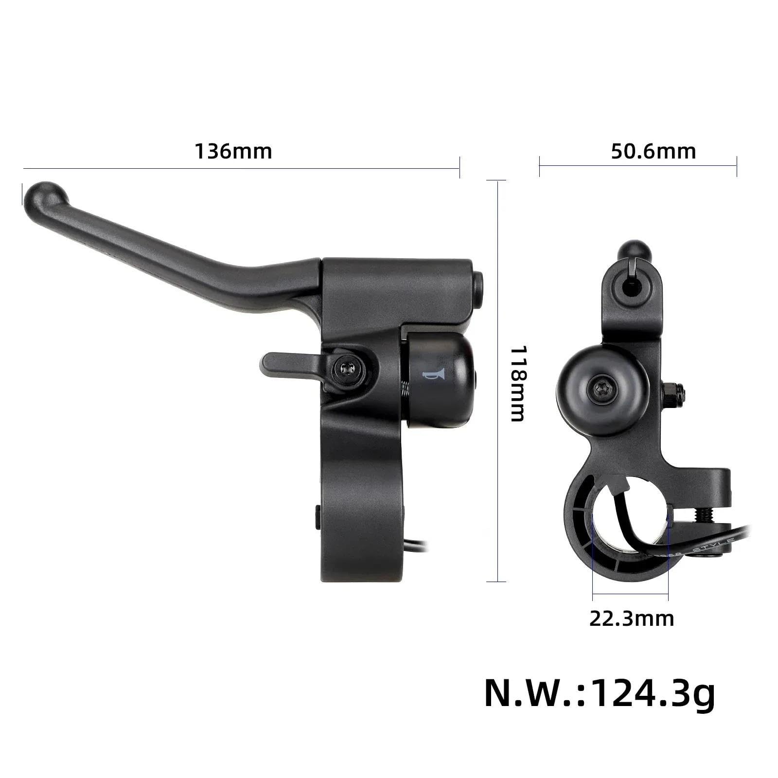 Leva freno sinistra con campanello for gruppo freno manubrio scooter elettrico for M Lite 6 Lite