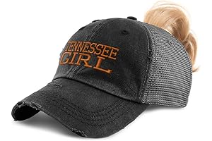 Tennessee Girl Ponytail Cap for Womens