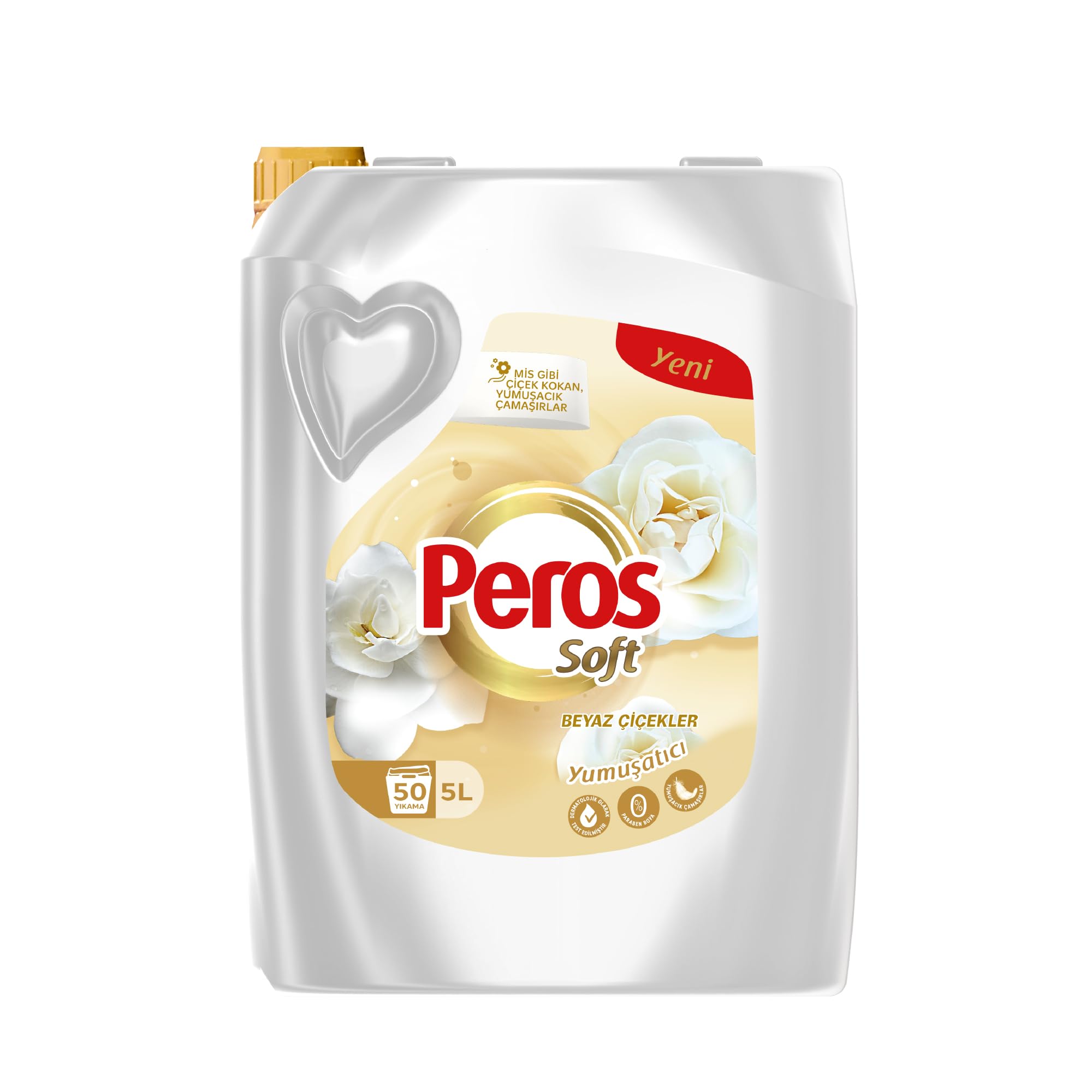 Peros Soft Yumuşatıcı Beyaz Çiçekler 5000 ml
