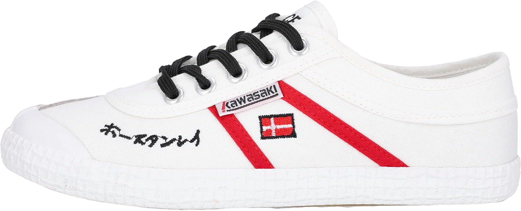 KawasakiUnisex's Signature Canvas Shoe K202601-es 1002 White Sneaker
