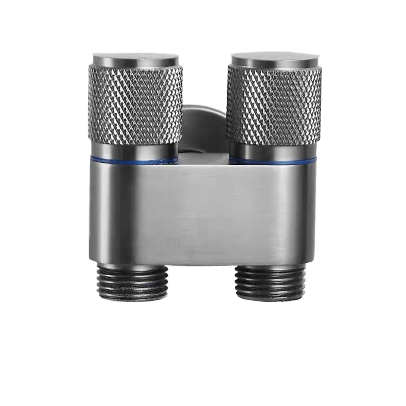 ZYCHSJXA Multi-Function Faucet Brass in Two Out Triangle Valve Angle Switch G1/2" Male Thread Stop(1)